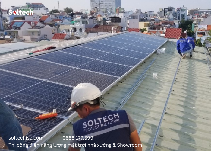 Soltech Solar đã thực hiện dự án thi công điện năng lượng mặt trời tại Công ty Dệt may Liêm Ánh.