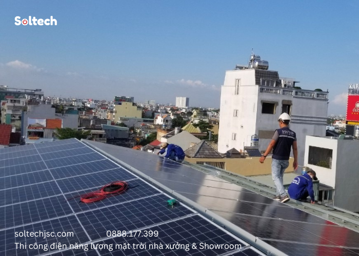 Soltech Solar đã thực hiện dự án thi công điện năng lượng mặt trời tại Công ty Dệt may Liêm Ánh.