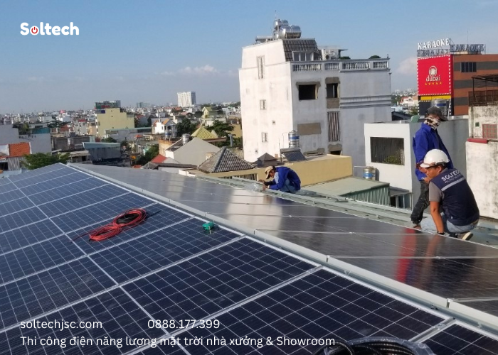 Soltech Solar đã thực hiện dự án thi công điện năng lượng mặt trời tại Công ty Dệt may Liêm Ánh.