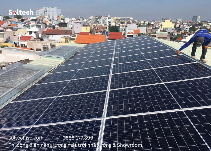 Soltech Solar đã thực hiện dự án thi công điện năng lượng mặt trời tại Công ty Dệt may Liêm Ánh.