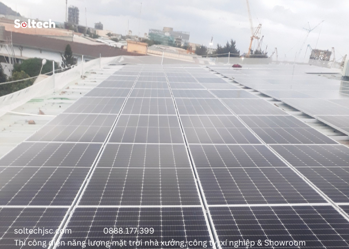 Soltech Solar đã thực hiện dự án thi công điện năng lượng mặt trời tại Cảng Dịch vụ Vietsov Petro