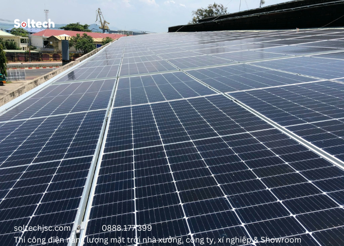 Soltech Solar đã thực hiện dự án thi công điện năng lượng mặt trời tại Cảng Dịch vụ Vietsov Petro