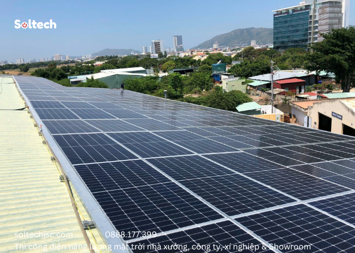 Soltech Solar đã thực hiện dự án thi công điện năng lượng mặt trời tại Cảng Dịch vụ Vietsov Petro