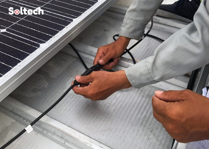 Soltech Solar đã thực hiện dự án thi công điện năng lượng mặt trời tại Khu công nghiệp Kizuna 3 mở rộng