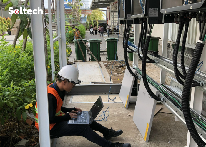 Soltech Solar đã thực hiện dự án thi công điện năng lượng mặt trời tại Khu công nghiệp Kizuna 3 mở rộng